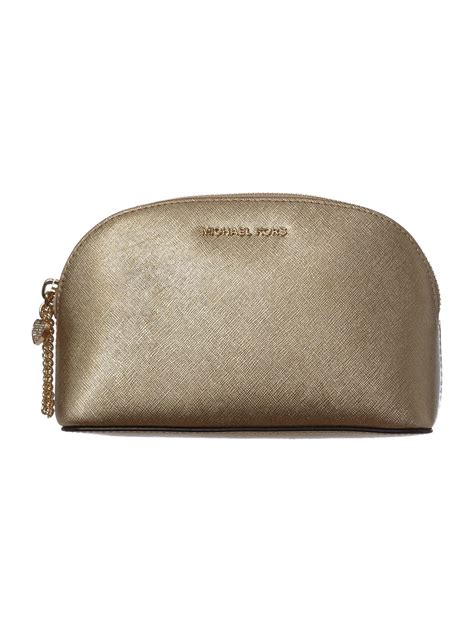 michael kors rose gold cosmetic bag|michael kors small shoulder bag.